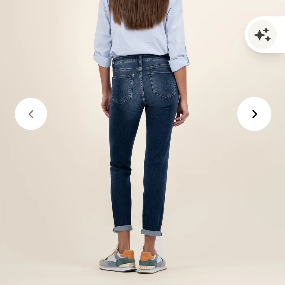 Kut from the Kloth Indigo Boyfriend Jeans